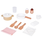 Детска дървена кухня Ginger Home – Винтидж модел, С електронни котлони