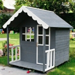 Дървена детска kъща за игра Ginger Home