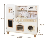 Детска дървена кухня Ginger Home – Винтидж модел, С електронни котлони