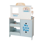 Дървен игрален комплект Ginger Home - Ветеринарна клиника, С Аксесоари и Плюшено Куче