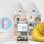 Детска дървена дъска с магнити на стойка Ginger Home, Monster