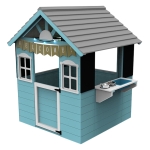 Детска дървена къщичка за игра Ginger Home - С кухня