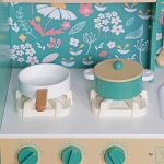 Дървена детска кухня Ginger Home - Винтидж Стил с Функции