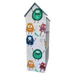 Детска етажерка къщичка Ginger Home - Monster, Синя