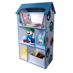 Детска етажерка къщичка Ginger Home - Monster, Синя