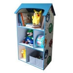 Детска етажерка къщичка Ginger Home - Monster, Синя