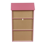 Детска етажерка къщичка Ginger Home - Super girl, Розова