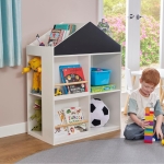 Детска етажерка за играчки и книги Ginger Home - С дъска за рисуване