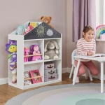Детска етажерка за играчки и книги Ginger Home - С дъска за рисуване