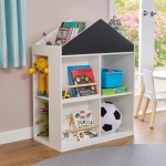 Детска етажерка за играчки и книги Ginger Home - С дъска за рисуване