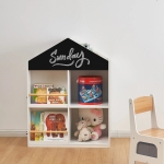 Детска етажерка за играчки и книги Ginger Home - С дъска за рисуване