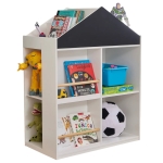 Детска етажерка за играчки и книги Ginger Home - С дъска за рисуване