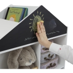 Детска етажерка за играчки и книги Ginger Home - С дъска за рисуване