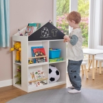 Детска етажерка за играчки и книги Ginger Home - С дъска за рисуване