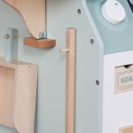 Дървен игрален комплект 3 в 1 Ginger Home - Пералня, С мивка и сушилня