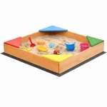 Детски дървен пясъчник Ginger Home - С 4 седалки