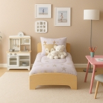 Детско дървено легло със защита и подматрачна рамка Ginger Home - 140 x 70 cm