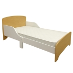Детско дървено легло със защита и подматрачна рамка Ginger Home - 140 x 70 cm