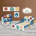 Детско легло със защита от падане Ginger Home - Monster