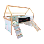 Детско двуетажно легло къщичка Ginger Home, Монтесори
