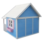 Голяма дървена детска къща с веранда Ginger Home - 194 x 229 x 210 сm