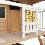 Дървена голяма детска къща Ginger Home - Пясъчник и Пързалка