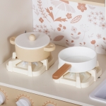 Детска дървена кухня Ginger Home – Винтидж модел, С електронни котлони