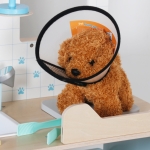 Дървен игрален комплект Ginger Home - Ветеринарна клиника, С Аксесоари и Плюшено Куче