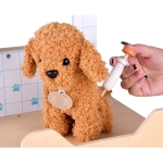 Дървен игрален комплект Ginger Home - Ветеринарна клиника, С Аксесоари и Плюшено Куче