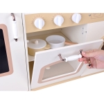 Детска дървена кухня Ginger Home – Винтидж модел, С електронни котлони