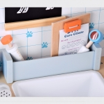 Дървен игрален комплект Ginger Home - Ветеринарна клиника, С Аксесоари и Плюшено Куче