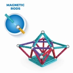 Магнитен конструктор Geomag - Glitter, 60 части