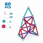 Магнитен конструктор Geomag - Glitter, 60 части