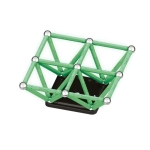 Магнитен конструктор Geomag - Glow, 60 части