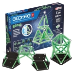 Магнитен конструктор Geomag - Glow, 60 части
