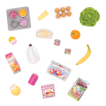 Комплект за кукли Battat - Our Generation, Гурме кухня, Лилава