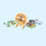 Образователен дървен пъзел Hape - Сезони