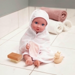 Комплект аксесоари за кукла Battat - Lulla Baby, Халат за баня, Момиче