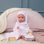 Комплект аксесоари за кукла Battat - Lulla Baby, Халат за баня, Момиче