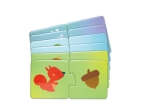 Образователен пъзел Hape - С какво се хранят животните, 36 части