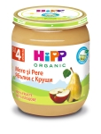 Био плодово пюре Hipp - Круши с ябълки, 125 g