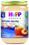 Био млечна каша Hipp Лека нощ - Грис с ябълки и праскови, 190 g