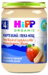 Био млечна каша Hipp Лека нощ - Бебешки бисквити с ябълки, 190 g