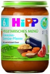 Био пюре Hipp - Кус кус със зеленчуци, 190 g