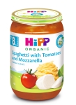 Био пюре Hipp - Спагети с домати и моцарела, 220 g