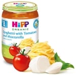 Био пюре Hipp - Спагети с домати и моцарела, 220 g