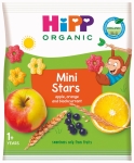 Био зърнени снакс Hipp - Мини звездички, 30 g