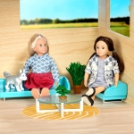 Комплект за кукли Battat - Lori Dolls, Холни мебели