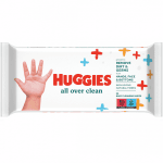 Мокри кърпи Huggies - All Over Clean, 56 броя