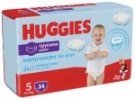 Бебешки пелени гащи Huggies - за момче 5, 34 броя